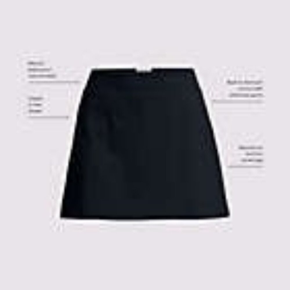 Lands End Womens 8 Blue Swim Skirt Nylon Spandex Travel Vacation Summer - Picture 9 of 11
